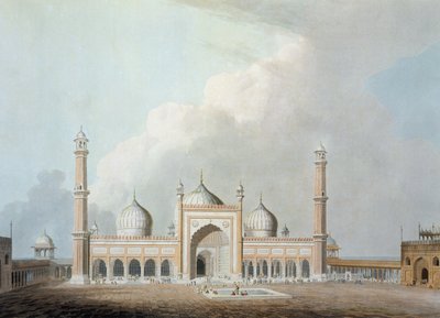 Die Jummah Moschee, Delhi, Platte XXIII aus 